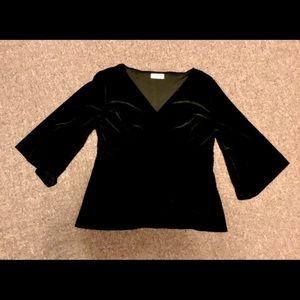 Lovely velveteen top, bust seam,  excellent cond.